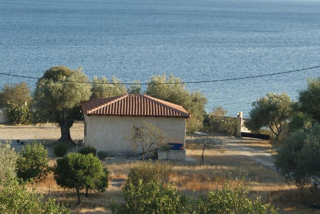 فيلا House By The Sea At Skaloma, Loutraki بحيرة فولياغميني المظهر الخارجي الصورة
